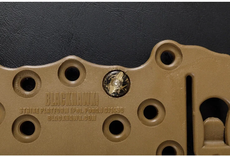 Lot of 3 Blackhawk SERPA Holster Ambidextrous STRIKE MOLLE Platform Coyote Tan - Image 3 of 4