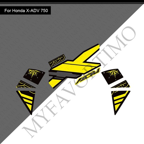 2025 For Honda X-ADV 750 X ADV 750 PVC Fairing Stickers Decoration Decals - Foto 28 di 28
