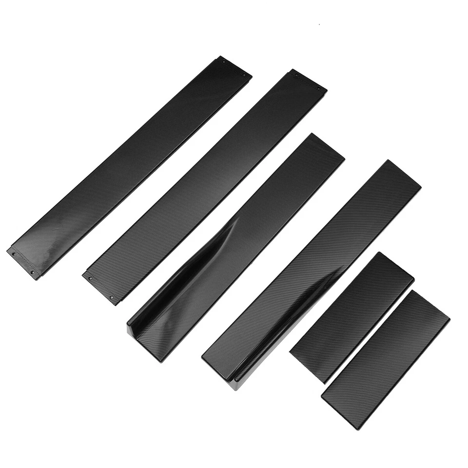 Faldón lateral labio parachoques delantero para Mercedes W203 C320 C230 C240 C280 estilo carbono Foto 4 de 4