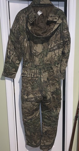 Duxbak Insulated Coveralls Mens Size Large Regular Realtree Quilted W/Hood - Picture 6 of 10