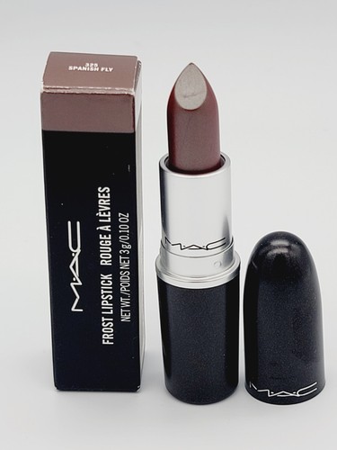 MAC Frost Lipstick 325 Spanish F L Y FLY - FULL SIZE 0.1oz NEW IN BOX - Picture 1 of 4
