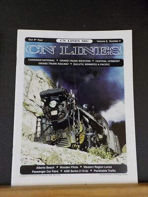 CN Lines Magazine Vol 8 #4 Alberta Beach Wooden pilots 4200 series