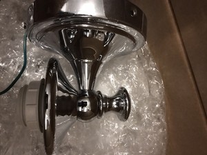 Pottery Barn Mercer Single Sconce Wall Mount Open Box Chrome No