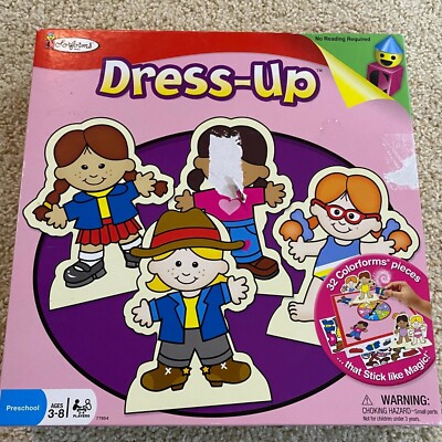 Colorforms Dress-Up Vintage HTF Game No Reading Required 4 player Game |  eBay
