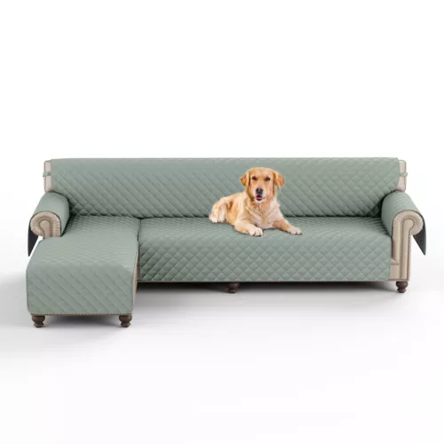 Eck Schlafsofa Bezug Wende Schnitt Chaiselongue Wasserdicht Schutz L Form - Bild 104 von 134