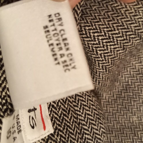 Vintage Talbots Wool Maxi Skirt Size 10 Herringbone Tweed Modest Made USA - Picture 12 of 13