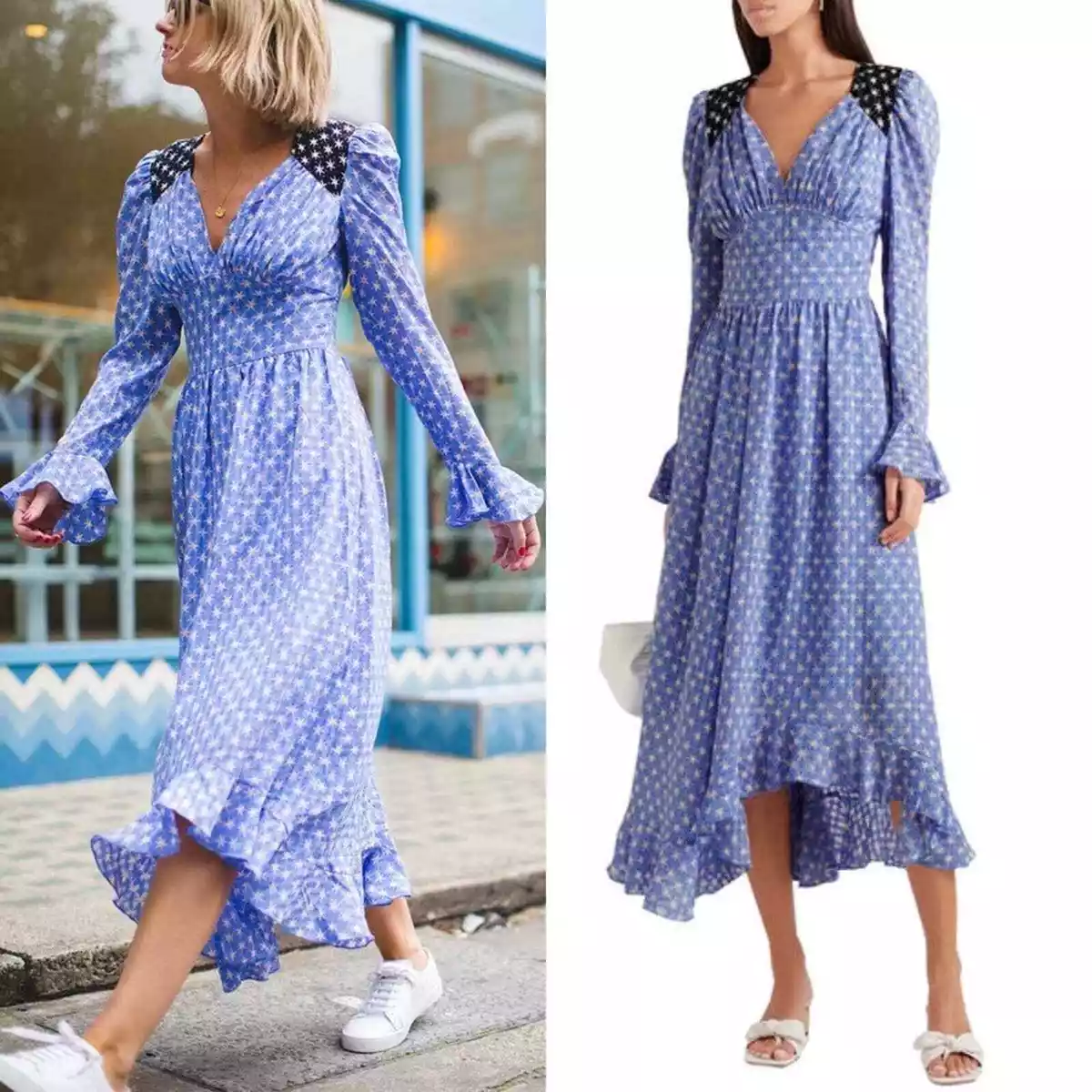 Stine goya cheap blue dress