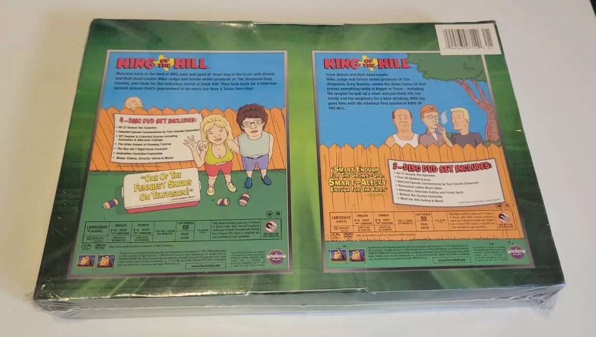 KING OF THE HILL - Season One and Season Two TV Double Pack - NEW