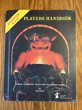 PLAYERS HANDBOOK 1981 7th print 1st Edition Dungeons Dragons VG