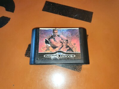 ## SEGA Mega Drive - Two Crude Dudes - nur das Modul (mit Gebrauchsspuren) ##