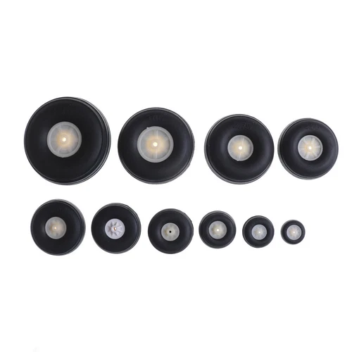 4Pcs Wheels With EVA Rubber Tyres 25-70mm 1"-2.75" RC Model Plane US - Picture 3 of 15