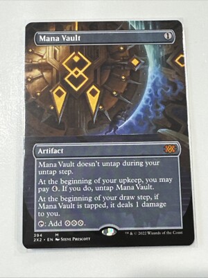 1x Unplayed / NM Borderless Mana Vault From Double Masters 2022