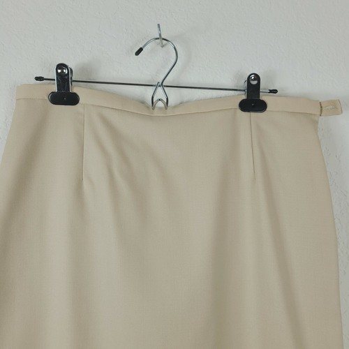Pendleton Women's Suit Skirt Tan Sz 8 All Season Wool Business Career Wear - Picture 3 of 8
