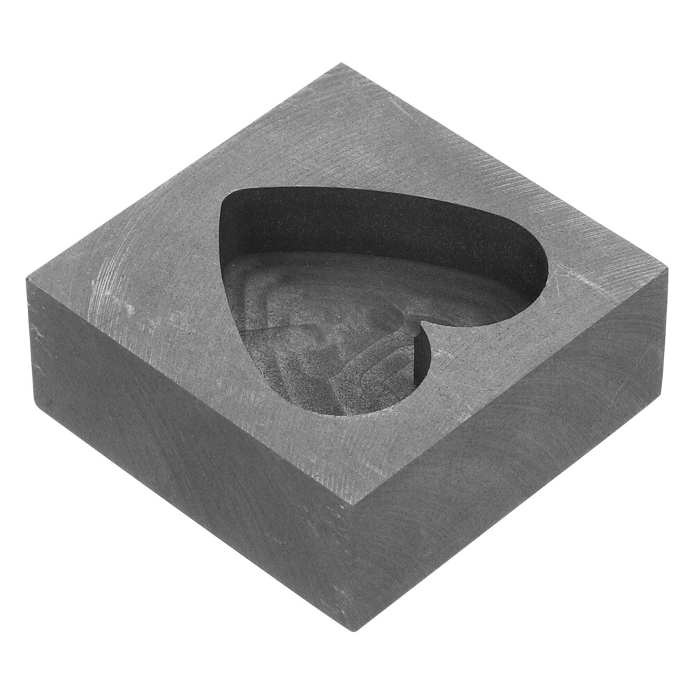 Hand Casting Kit Heart Shaped Graphite Mold Black Teaching Child