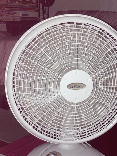 Lasko 2506 16 Oscillating Table Fan 3 Speed White for sale online | eBay