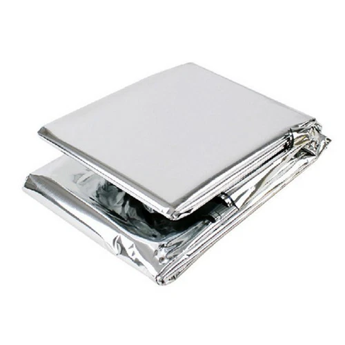 2x Premium FOIL Thermal Emergency BLANKET, First Aid Waterproof Camping Survival