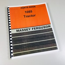 Massey Ferguson Mf 1085 Tractor Parts Catalog Manual Book Exploded View Assembly
