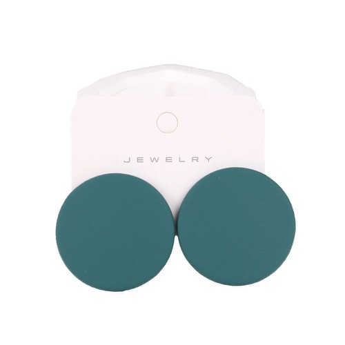 Women Girls Geometric Round Acrylic Earring Solid Stud Earrings Gift Jewelry ↕ - Picture 9 of 42