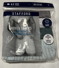 Stafford Boxers Mens Small 4 Pack