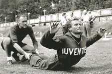 Poster Manifesto Locandina Pubblicità Calcio Stampa Vintage Juventus Boniperti