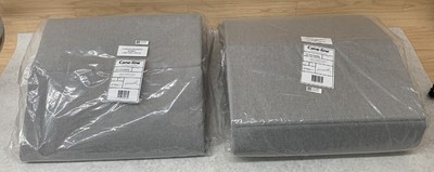 Lot of 2 Cane-Line Light Grey Foldable Virtue Cushions for Siesta Sunbed