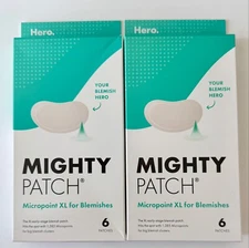 Hero Cosmetics Mighty Patch Micropoint XL Blemishes 2pk = 12 Patches EXP 04/2026