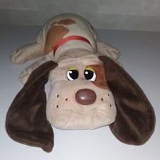 Hasbro Pound Puppy Plush Large Tan Brown 18  Soft Dog Floppy Ears 2019 red colla