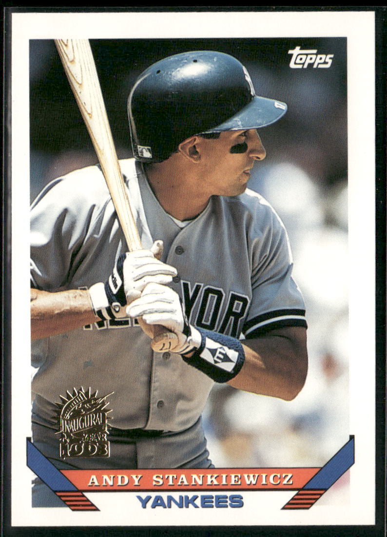 1993 Topps #348 Andy Stankiewicz Inaugural Marlins