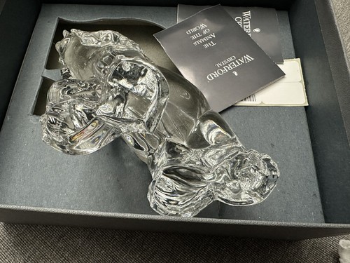 Waterford Crystal Elephant Figurine Sculpture Paperweight 7" A601 - Picture 4 of 7