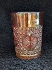 Imperial Marigold Carnival Glass Star Medallion Standard Tumbler 1920c. — photo 1