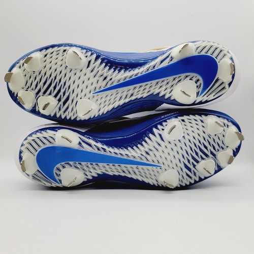 Nike Alpha Huarache Elite 2 Pro Mid Baseball Cleats Men Size 15 Blue CI2227-400 - Picture 6 of 9