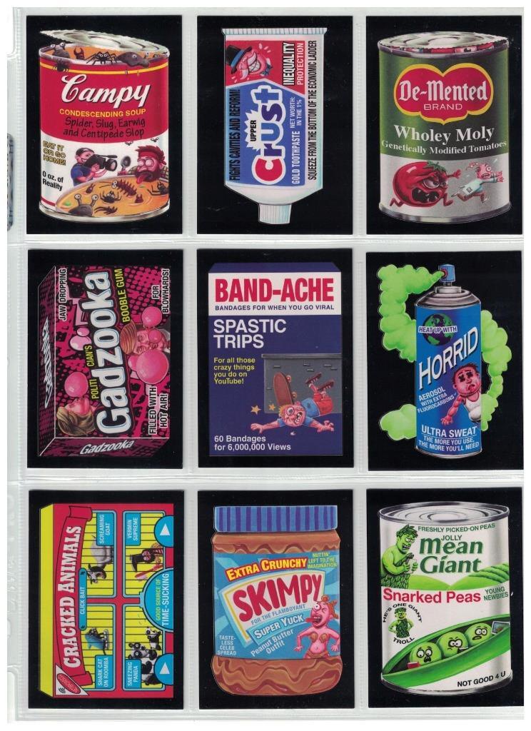 2017 TOPPS WACKY PACKAGES 50th ANNIVERSARY COMPLETE SET OF 90