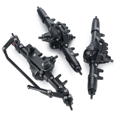 1Set CNC Front/Middle/Rear Axle for 1/10 RC Rock Crawler Car Axial SCX10 Parts