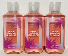 3 Bath  Body Works PINK PINEAPPLE SUNRISE Shower Gel Body Wash 10 oz SEALED