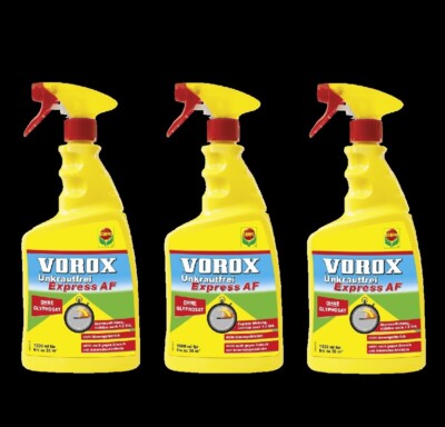 3 x Compo Vorox Unkrautfrei EXPRESS AF 1000 ml glyphosatfrei Unkrautvernichter