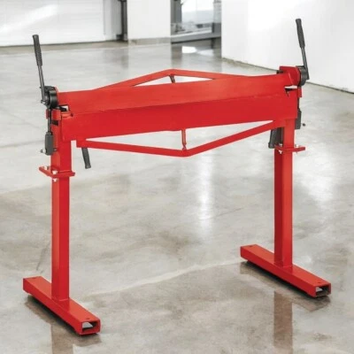 CENTRAL MACHINERY 36" Sheet Metal Bender Manual Bending Brake Tool 12-22 Gauge with Steel Stand