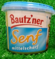 (14,90€/L) 5X Bautzner Senf Mittelscharf 200Ml Leckere Ostprodukte Versand 0€