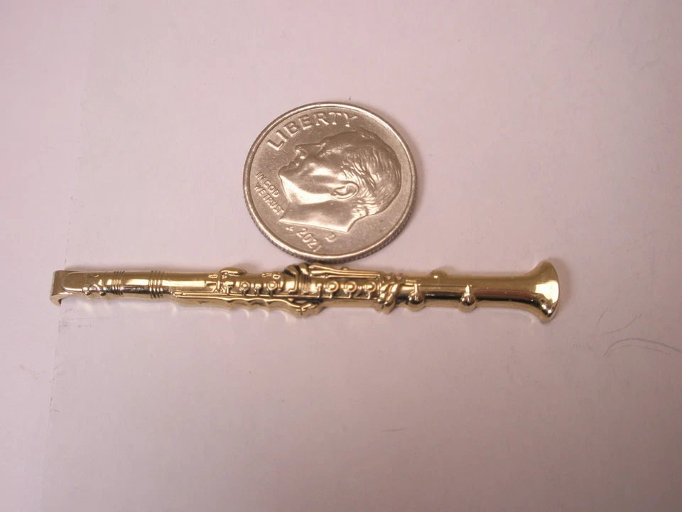 Instrumento musical de viento de madera de oboe de colección clip de barra de corbata clarinete soprano Foto 2 de 4