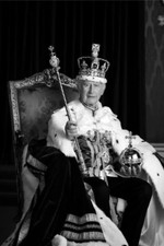 Royal Coronation of King Charles III on his Throne Picture 4x6