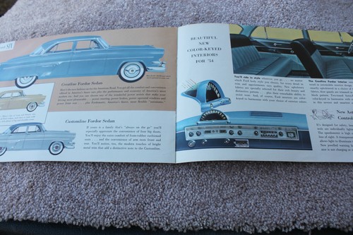 1954 Ford SIX Brochure. 10 pages -Original Brochure covering Six Cylinder Models - Picture 4 of 4