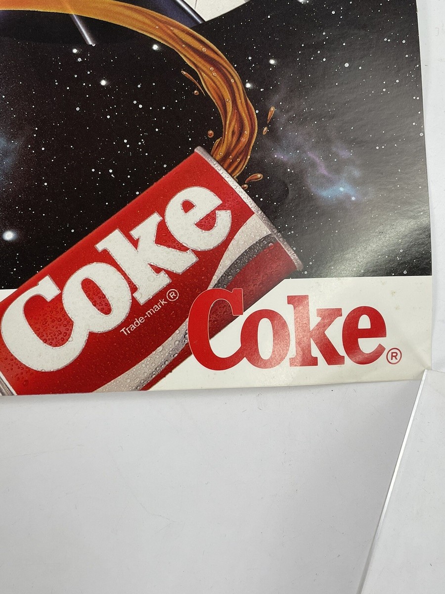 Coca-Cola Max Headroom Poster ORIGINAL Retro '87 Galaxy