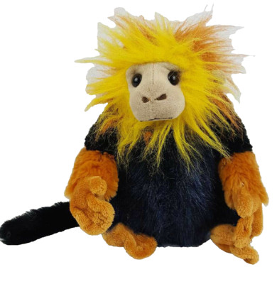 Golden Lion Tamarin 8'' Plush Monkey HM666 Ganz Webkinz NO CODE Stuffed Animal To