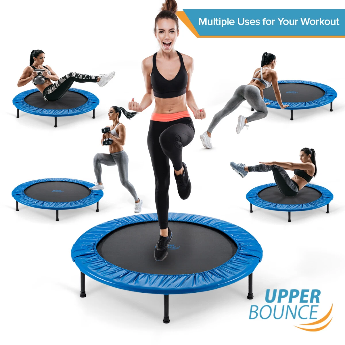 Trampette exercise top
