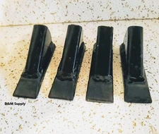 4 pack of Box blade scape blade ripper shanks points tips for 3/4" thk shanks