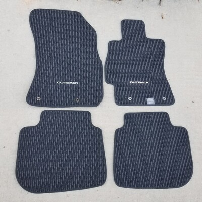 #ad 2015 2019 Subaru Outback Carpeted Floor Mats OEM 4pc Set j505sal400 $59.99
