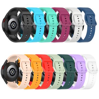 Silikon Watch Uhrenarmband für Samsung Galaxy Watch 4 40/44mm / Classic 42/46mm