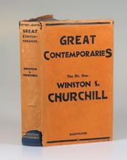 Winston S. Churchill - Great Contemporaries, British first edition, in jacket