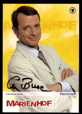 Christian Buse Marienhof Autogrammkarte Orignial Signiert # BC 51255