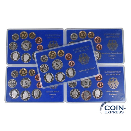 Germany DM circulation coin set proof free selection from 1974 - 2001 A D F G J - Picture 39 of 39
