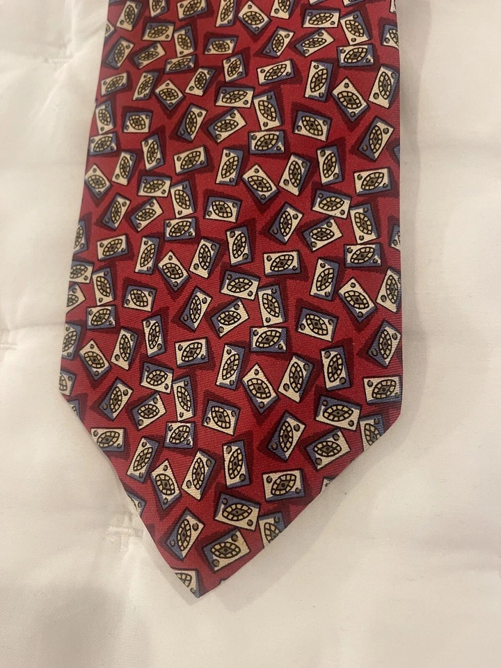 Corbata vintage de seda condesa Mara para hombre hecha en EE. UU. Foto 2 de 4